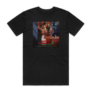 Christopher Young A Nightmare On Elm Street 2 Freddys Revenge Album Cover T-Shirt Black Christopher Young A Nightmare On Elm Street 2 Freddys Revenge Album Cover T-Shirt Black