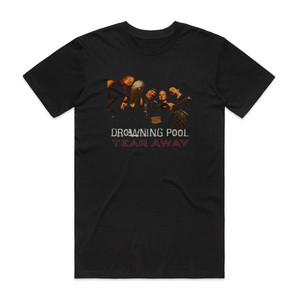 Drowning Pool Tear Away Album Cover T-Shirt Black Drowning Pool Tear Away Album Cover T-Shirt Black