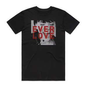 Die Happy Everlove 1 Album Cover T-Shirt Black