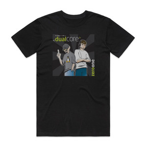 Dual Core Zero One Album Cover T-Shirt Black Dual Core Zero One Album Cover T-Shirt Black