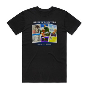 Dusty Springfield Dusty Album Cover T-Shirt Black Dusty Springfield Dusty Album Cover T-Shirt Black