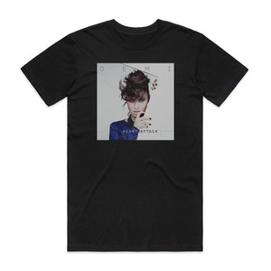 Demi Lovato Heart Attack 1 Album Cover T-Shirt Black Demi Lovato Heart Attack 1 Album Cover T-Shirt Black