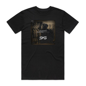 Drummatix Whisper Sounds Album Cover T-Shirt Black Drummatix Whisper Sounds Album Cover T-Shirt Black