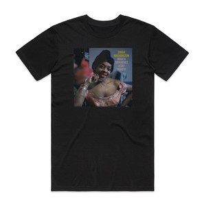 Dinah Washington What A Diffrence A Day Makes Album Cover T-Shirt Black Dinah Washington What A Diffrence A Day Makes Album Cover T-Shirt Black