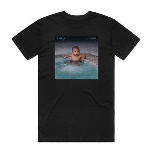 DJ Khaled Grateful Album Cover T-Shirt Black DJ Khaled Grateful Album Cover T-Shirt Black
