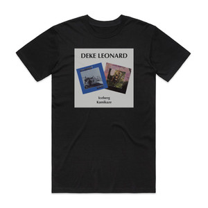 Deke Leonard Iceberg Kamikaze Album Cover T-Shirt Black Deke Leonard Iceberg Kamikaze Album Cover T-Shirt Black