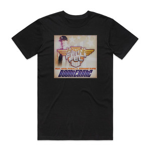DJ Felli Fel Boomerang Album Cover T-Shirt Black