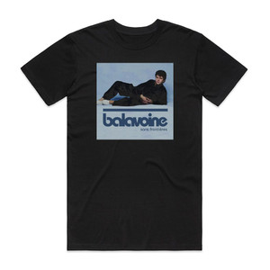Daniel Balavoine Sans Frontires 1 Album Cover T-Shirt Black