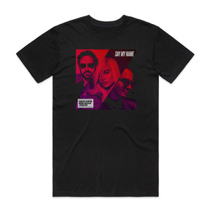David Guetta Say My Name Album Cover T-Shirt Black