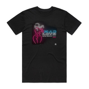 David Guetta Mad Love Remixes Album Cover T-Shirt Black David Guetta Mad Love Remixes Album Cover T-Shirt Black