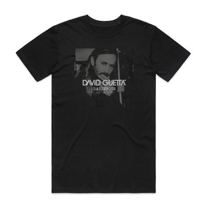 David Guetta Dangerous Album Cover T-Shirt Black David Guetta Dangerous Album Cover T-Shirt Black