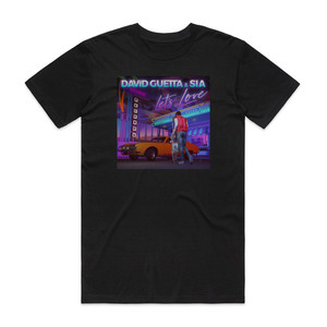 David Guetta Lets Love Album Cover T-Shirt Black David Guetta Lets Love Album Cover T-Shirt Black