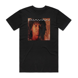Djavan Esquinas Album Cover T-Shirt Black Djavan Esquinas Album Cover T-Shirt Black