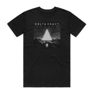 Delta Heavy Reborn Album Cover T-Shirt Black