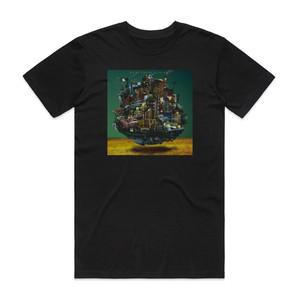 DE DE MOUSE Sky Was Dark Album Cover T-Shirt Black