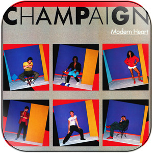 Champaign Modern Heart Album Cover Sticker Album Cover Sticker