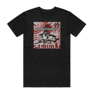 Die Apokalyptischen Reiter Samurai Album Cover T-Shirt Black