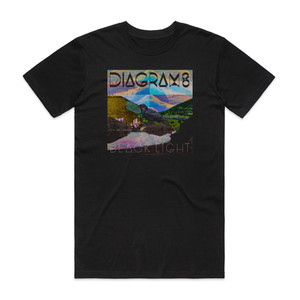 Diagrams Black Light Album Cover T-Shirt Black