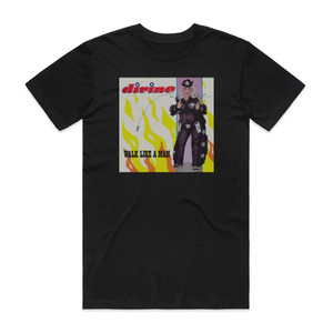 Divine Walk Like A Man Album Cover T-Shirt Black Divine Walk Like A Man Album Cover T-Shirt Black