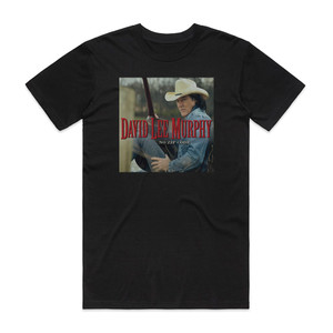 David Lee Murphy No Zip Code Album Cover T-Shirt Black