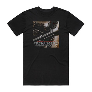 Danny Elfman Terminator Salvation Album Cover T-Shirt Black Danny Elfman Terminator Salvation Album Cover T-Shirt Black