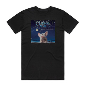 Danny Elfman Charlottes Web Album Cover T-Shirt Black Danny Elfman Charlottes Web Album Cover T-Shirt Black
