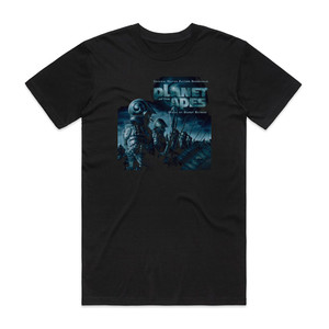 Danny Elfman Planet Of The Apes 1 Album Cover T-Shirt Black Danny Elfman Planet Of The Apes 1 Album Cover T-Shirt Black
