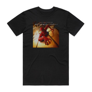 Danny Elfman Spider Man Original Motion Picture Score Album Cover T-Shirt Black
