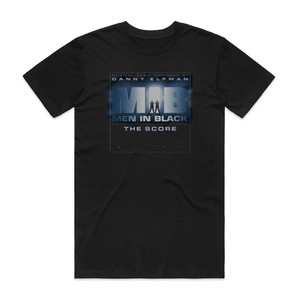 Danny Elfman Men In Black The Score Album Cover T-Shirt Black