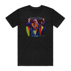 David Lee Roth Diamond Dave Album Cover T-Shirt Black David Lee Roth Diamond Dave Album Cover T-Shirt Black