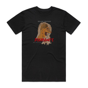 Diamante Bite Your Kiss Album Cover T-Shirt Black Diamante Bite Your Kiss Album Cover T-Shirt Black