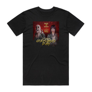 Dee Snider The Magic Of Christmas Day Album Cover T-Shirt Black Dee Snider The Magic Of Christmas Day Album Cover T-Shirt Black