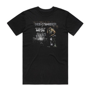 Dee Snider For The Love Of Metal Live Album Cover T-Shirt Black