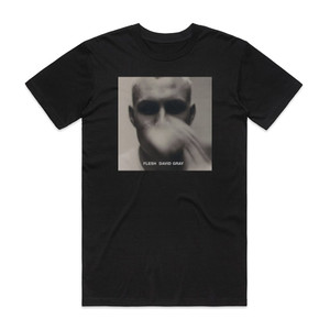 David Gray Flesh Album Cover T-Shirt Black David Gray Flesh Album Cover T-Shirt Black