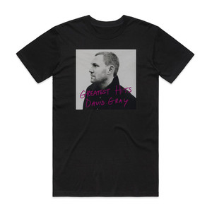 David Gray Greatest Hits Album Cover T-Shirt Black