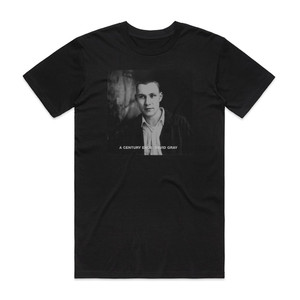David Gray A Century Ends Album Cover T-Shirt Black David Gray A Century Ends Album Cover T-Shirt Black