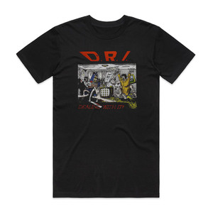 DRI Dealing With It Album Cover T-Shirt Black