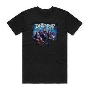 Depresszio Csak A Zene Album Cover T-Shirt Black