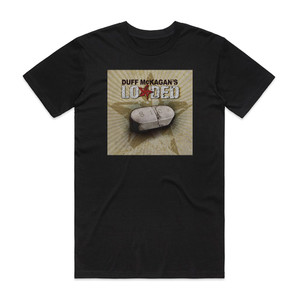Duff McKagans Loaded Sick 1 Album Cover T-Shirt Black