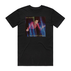 Die Krupps Volle Kraft Voraus Album Cover T-Shirt Black Die Krupps Volle Kraft Voraus Album Cover T-Shirt Black
