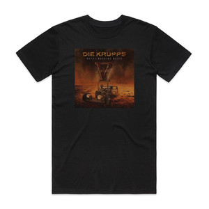 Die Krupps V Metal Machine Music Album Cover T-Shirt Black
