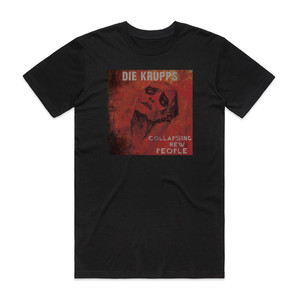 Die Krupps Collapsing New People Album Cover T-Shirt Black