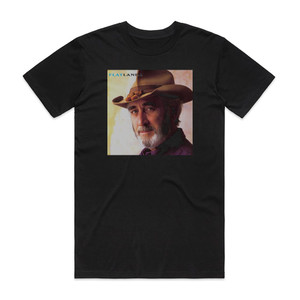 Don Williams Flatlands Album Cover T-Shirt Black Don Williams Flatlands Album Cover T-Shirt Black