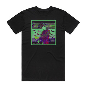 Denzel Curry 32 Zel Planet Shrooms Album Cover T-Shirt Black Denzel Curry 32 Zel Planet Shrooms Album Cover T-Shirt Black