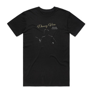 Danny Vera Roller Coaster 1 Album Cover T-Shirt Black Danny Vera Roller Coaster 1 Album Cover T-Shirt Black