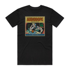 Dropout Kings Audiodope Album Cover T-Shirt Black
