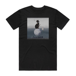 Deena Black Cat Album Cover T-Shirt Black Deena Black Cat Album Cover T-Shirt Black