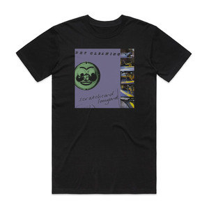 Dry Cleaning Scratchcard Lanyard Album Cover T-Shirt Black Dry Cleaning Scratchcard Lanyard Album Cover T-Shirt Black