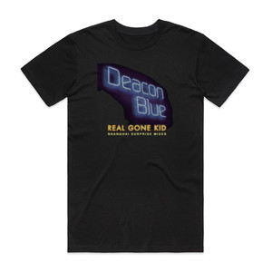 Deacon Blue Real Gone Kid Album Cover T-Shirt Black