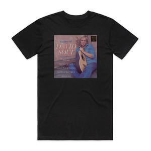 David Soul The Best Of David Soul Album Cover T-Shirt Black David Soul The Best Of David Soul Album Cover T-Shirt Black